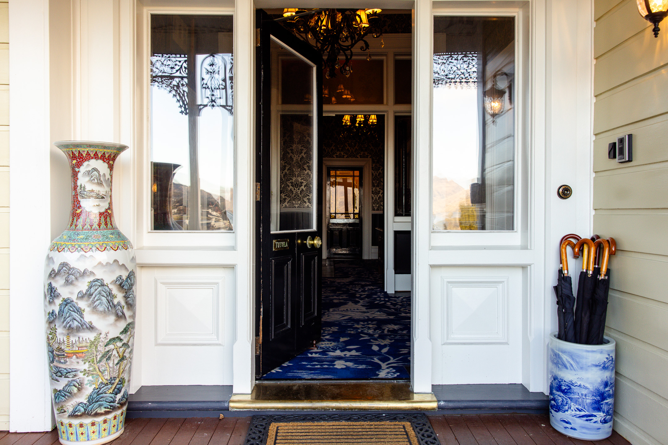 Hulbert House exterior entrance